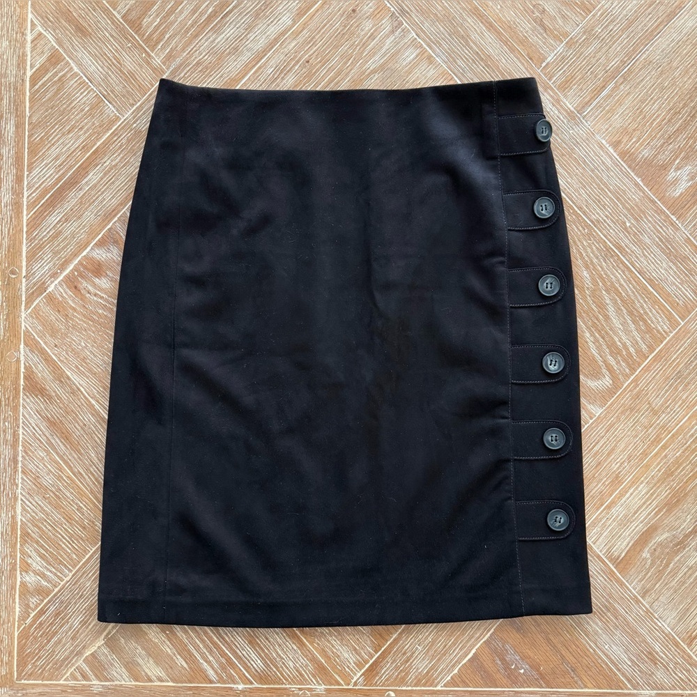 NWT J. McLaughlin Raven Suede Skirt
